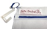 4パック、Hamperフック付き！メッシュで、洗濯ランドリーバッグ、4パック、2 Large and 2 Medium