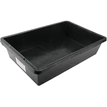 Amazon | 赤長 DIYトロ舟 ブラック 80L 約500×807×207mm | フルイ・トロ舟