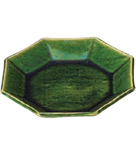 Amazon｜瀬戸焼 中島塩草 「 織部のうつわ 」 6寸 織部皿 プレート 皿