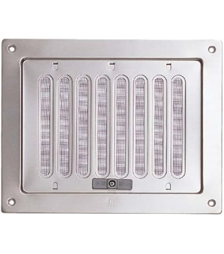 Amazon | 【10セット】 換気口 自然給排気口部品 ドア用 角型換気口