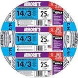 Southwire 68582621 25' 14-3 Solid CU Armorlite Metal-Clad Cable [並行輸入品]