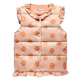 子供服　冬　ダウンジャケット　チョッキ　保温性よく　厚くする　ファッション　軽快　着心地良い　オレンジ　110cm