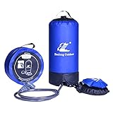 MIRAIS 11L ポータブルシャワー 折り畳み 足踏み ポンプ 温水 ソーラー キャンプ 防災 タンク MR-PW1027-3A