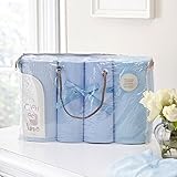 Clair de Lune 4 Piece Bedding Bale Gift Set, Crib/Pram, Blue by Clair de Lune