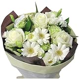 花由 そのままブーケ（花束）＊グランデ～ビックサイズ ホワイトミント【日時指定便】