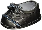 Baby Shoeピューター記念品ボックスwith Jeweledアクセント 2.25 x 1.5 x 1.5 inches ブルー PTC4186BX
