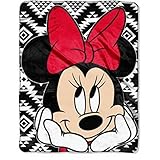 Disney Minnie Mouse "Minnie Magic" 40" x 50" Silk Touch Throw [並行輸入品]