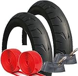QUINNY BUZZ TYRE AND TUBE SET WITH ADDED PUNCTURE PROTECTION SIZE 12 1/2 X 2 1/4 by Rubena