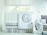 Wendy Bellissimo 4pc Nursery Bedding Baby Crib Bedding Set - Elephant in Grey [並行輸入品]