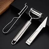 LabWiGBL 多機能ピーラー3点セット野菜です果物皮むき器ステンレス製ピーラーです家庭用キッチンツールです