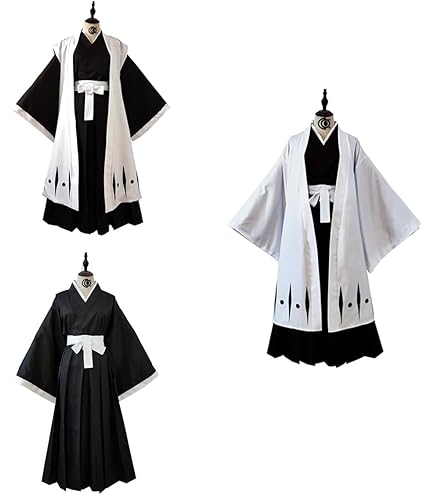 Amazon.co.jp: BLEACH ブリーチ 死覇装＋隊長羽織 コスプレ衣装