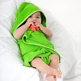 Mum2Mum　－マムトゥーマム－　フード付タオル　人気商品／ベビーバス／出産祝い (ライム)