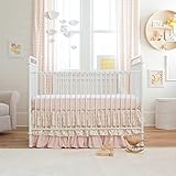 Carousel Designs Pale Pink and Gold Chevron 2-Piece Crib Bedding Set by Carousel Designs