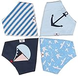 Baby Bandana Drool Bibs for Drooling and Teething, Gift Set for Boys and Girls Modern Baby Gift Set 