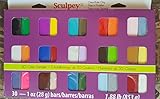 Sculpey Clay, Sampler Pack, Soft Pliable,30 Colors, 1 oz.. [並行輸入品]