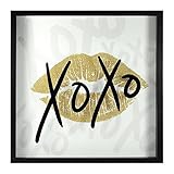 RoomMates装飾保育園ベビールームXOXO Shadowbox with Glitter