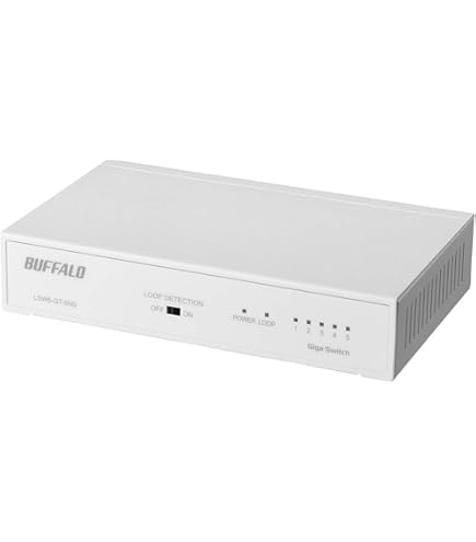 Amazon | バッファロー BUFFALO Giga対応 金属筐体 電源内蔵 8ポート