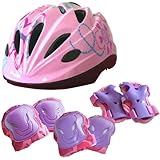 ヘルメット 子供 安全 プロテクター付き 男女兼用 防災 三輪車 自転車 (バタフライ)