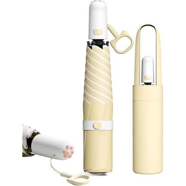 Amazon | ALGY【アルジー】ミルキートーン カラビナ付き 折畳 傘【子供