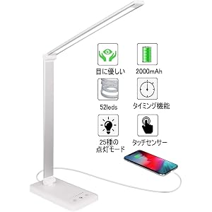 Rakuminyou デスクライト 多角度調整可能 タッチセンサー5段階調光5段階調色500ルーメン (シルバー) Rakuminyou デスクライト 多角度調整可能 タッチセンサー5段階調光5段階調色500ルーメン (シルバー)