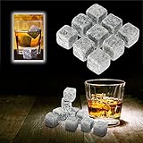 Eremi（TM）新9PCS /パック18ミリメートルウイスキーアイス・ストーンズ、ドリンククーラーキューブビールはポーチ3色で花崗岩ロックスOpitonal