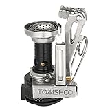 TOMSHOOミニバックパックキャニスターストーブバーナーキャンプアウトドアクッキング折り畳み式ハイキングサプライブタンプロパンキャニスターに対応