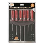 IIT 60251 Colorline Screwdriver Set with Rack, 7-Piece [並行輸入品]