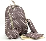 Mariego Travel Diaper Bag Backpack with Changing Pad 5 in 1 (Khaki) by Mariego