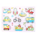 Domybest子供スクラッチボード 木製のパズル 子供の色のパズルのおもちゃ 早期教育玩具 知育おもちゃ あなたの赤ちゃんの実践能力を鍛える シックなモデリング おしゃれな 手と脳の能力を持つ子供を