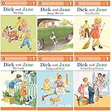 Dick and Jane Level 1 Readers - Complete Set of 6 Children's Books Ages 3-5