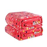 Homehalo 　マイクロファイバー毛布　ブランケット　フランネル　暖か　柔らか　ベッドスロー　ベッド ソファー用 オフィス用　ひざ掛け　ふわふわ　大判　保温性に優れた　 (200x230CM, レ