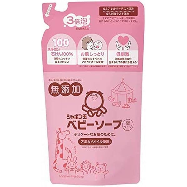 シャボン玉 ベビーソープ 泡タイプ 詰替 × 12個セット Amazon.co.jp: シャボン玉石けん ベビーソープ泡タイプ 詰め替え