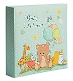 Baby Boy Photo Album - Holds 200 4x6 Inch Photos - by Bay Area Housewares by Bay Area Housewares