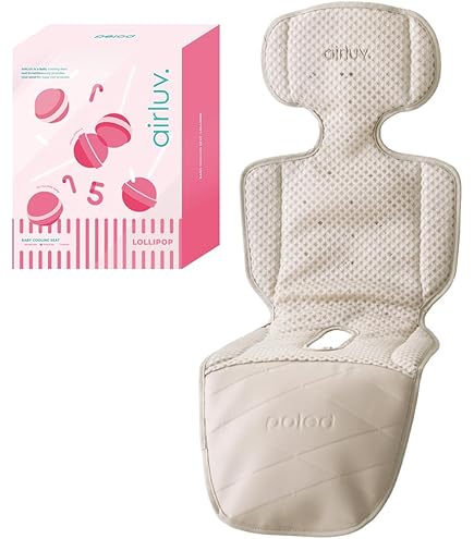 エアラブ3 ロリポップ　ピーチクリーム　一度使用　熱中症対策　ベビーカー　扇風機 Amazon.co.jp: エアラブ3 ベビーカーシート 夏用 エアラブ ロリポップ