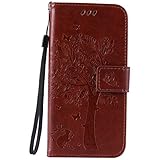 Samsung Galaxy S6 ケース 手帳型ケース, UNEXTATI 高級 PUレザー 保護ケース 財布型 カバー 液晶保護 カード収納 スタンド機能 マグネット開閉式 ストラップ付き Sam