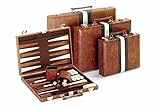 18" Brown and White Backgammon Set [並行輸入品]