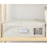 ハリー ファブリック収納ボックス 衣類収納ケース フタ付き 幅38×奥行26×高さ12.5cm おしゃれ 品番:232316 21K