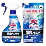 【セット買い】スプレー本体400ml1個 詰替350ml1個 消臭ストロング トイレマジックリン トイレ用洗剤