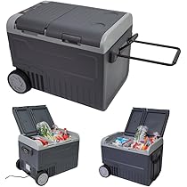 THANKO キャスター付き ポータブル冷蔵庫 冷凍庫18L 車用 車載用 Amazon.co.jp: THANKO キャスター付き車載用冷凍冷蔵庫18L