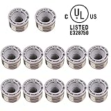 LEDMO E26/E27 to E12 Light Socket, Bulb Base Adapter Converter, Light Socket Adapter, Convert Interm