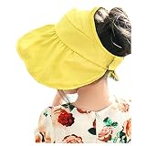 ZSY For U ベビー 赤ちゃん お出かけ用品帽子 キャップハット 子ども　日差し UV コットン 男の子　女の子 お出かけ 紫外線対策　やわらかい帽子　2-9歳推薦wmtmz06-イエロー