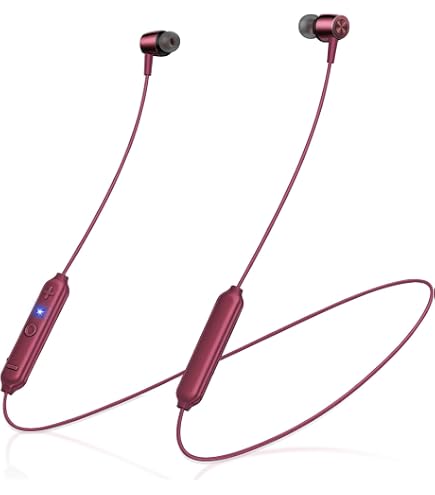 Amazon.co.jp: イヤホン bluetooth 6.4 ネックバンド 最大38時間再生