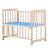 happiness ベビーベッド　0～6歳　ニュージーランドパイン製　揺りかご機能付き (中型ベッド)