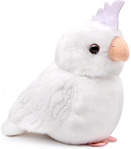 オカメインコのぬいぐるみ(自立可動式・鳴き声仕掛け・バードコール付き) オカメインコのぬいぐるみ(自立可動式・鳴き声仕掛け・バード