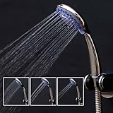 コーナーBiz Bath – 調節可能な3モード機能クローム浴室ハンドシャワーヘッド