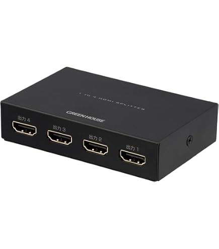 Amazon | GOPPA GP-HDSP14H460 4K/60Hz対応HDMI分配器（1入力:4出力