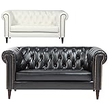 送料無料（家具は、北海道・沖縄・離島除く）ソファ 2人掛け カウチソファ 肘掛付き レトロ フェリーニ 2人掛ソファ GS-340 代引不可 キャンセル不...