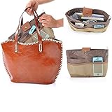 Housweety Women Travel Insert Handbag Purse Large liner Organizer Tidy Bag Pink [並行輸入品]