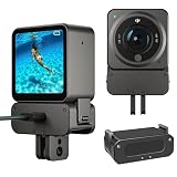 DJI Action 2 カメラ 専用 磁気誘導充電ベースDJI Action 2 用 1/4 インチ穴三脚一脚アダプター金属マウント