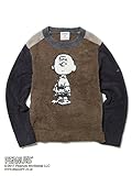 即決 新品 上下セット ジェラートピケ チャーリーブラウン メンズMサイズ ジャガードプルオーバー ロングパンツ スヌーピー